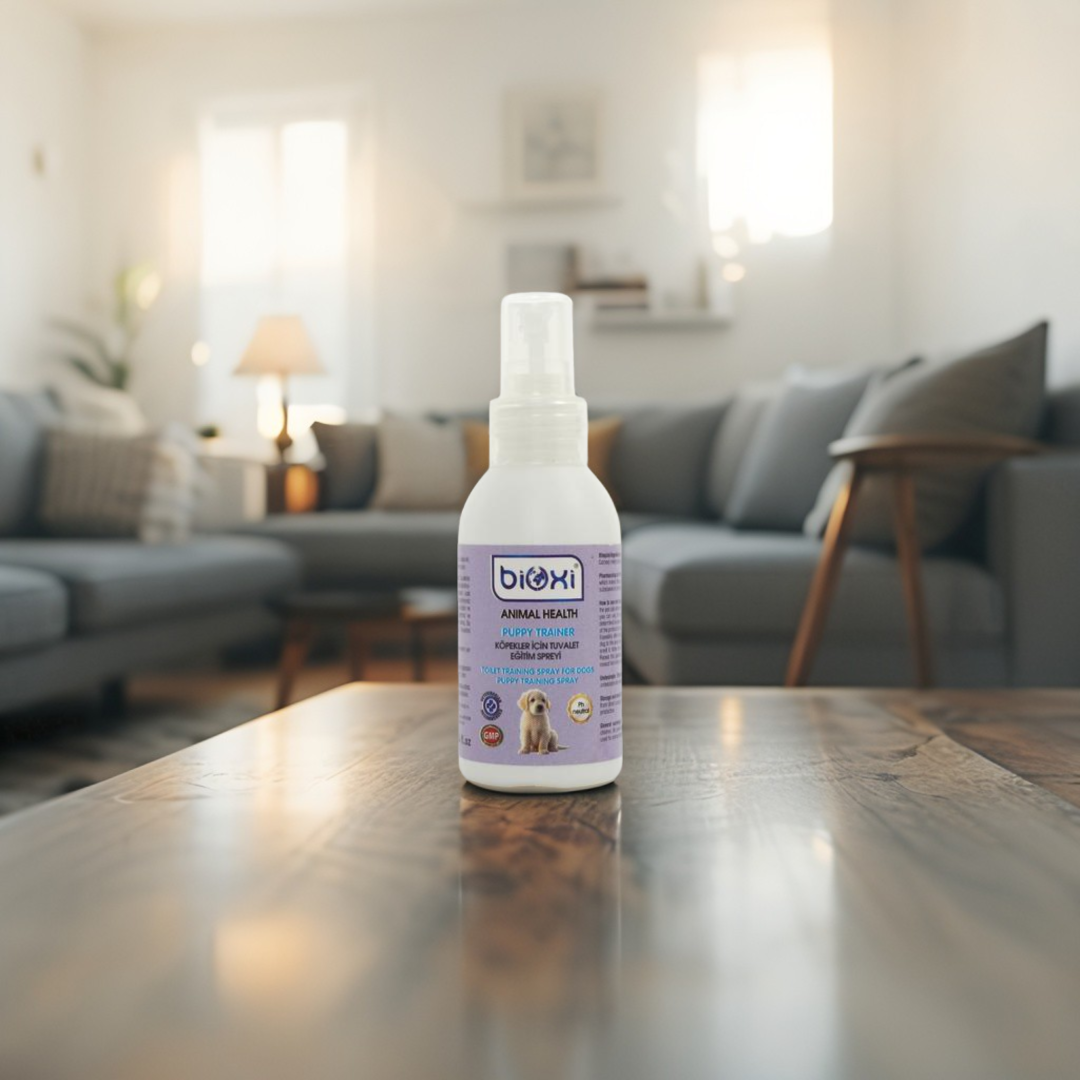 Bioxi® Puppy Trainer Tuvalet Eğitim Spreyi 100 ML - Köpekler İçin Etkili ve Güvenli Eğitim Çözümü