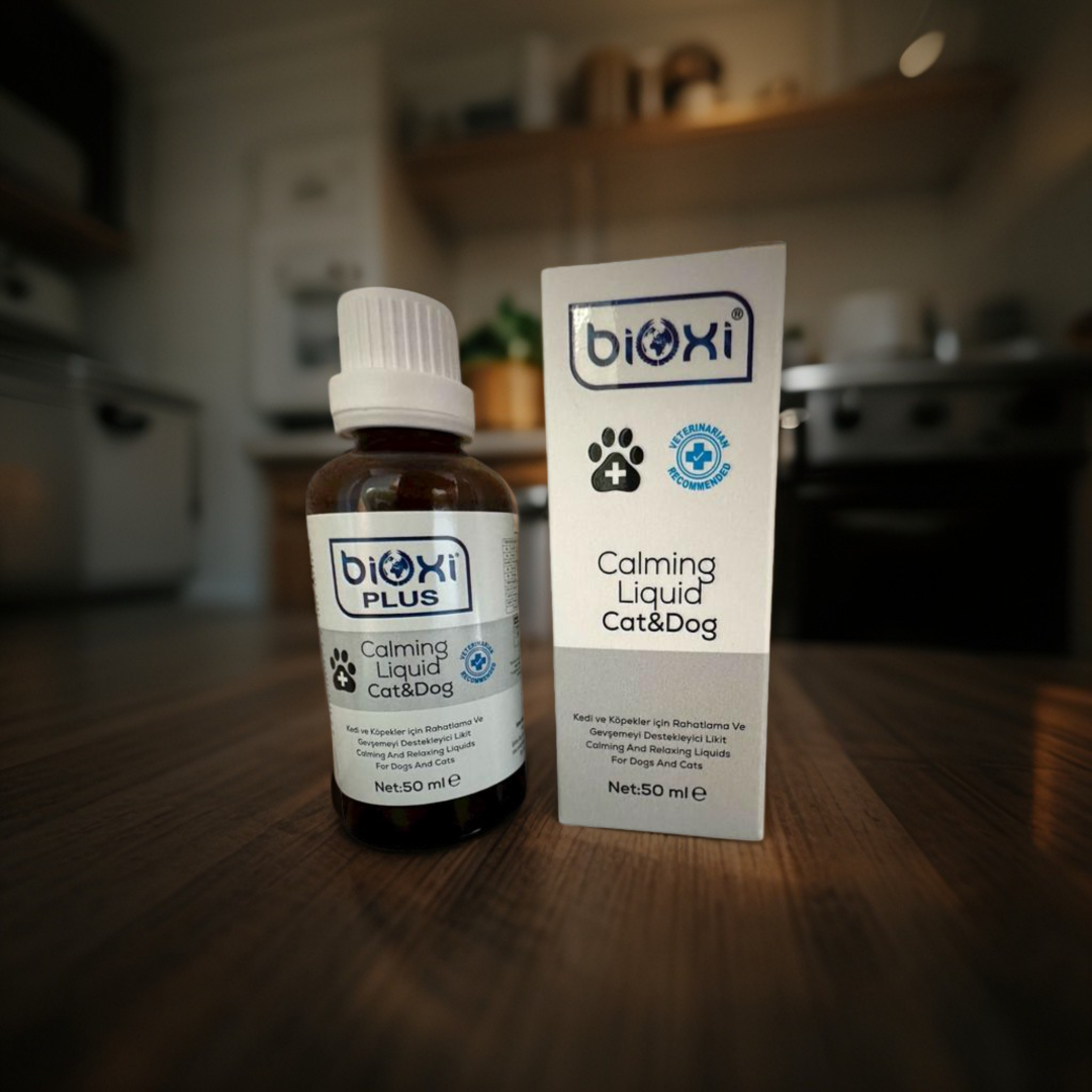 Bioxi® Plus Calming Liquid - Kedi ve Köpekler İçin Rahatlatıcı ve Sakinleştirici Destek