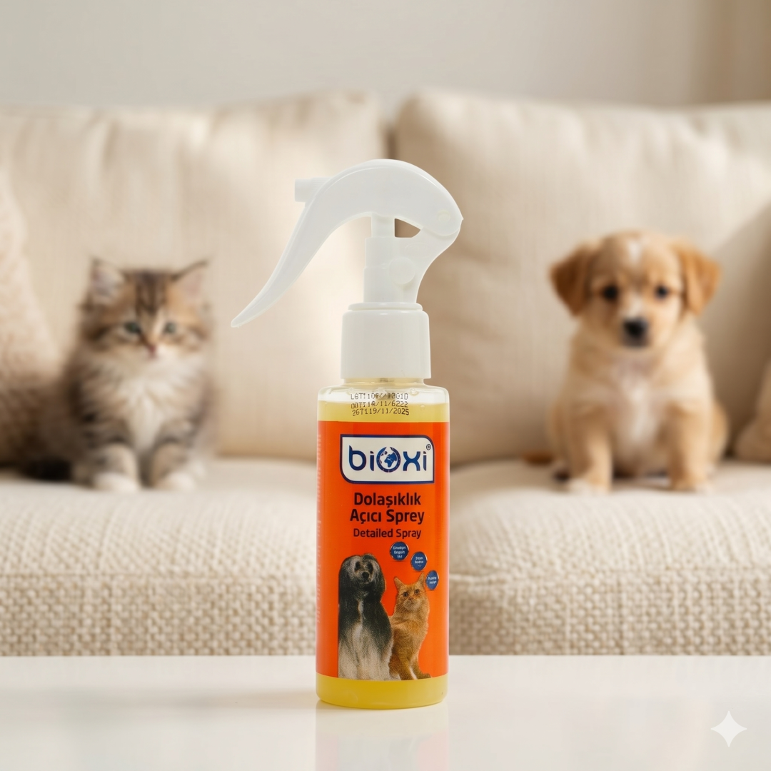 Bioxi® Kedi&Köpek İçin Dolaşıklık Açıcı Bakım Sprey 100 ML x 2 tane