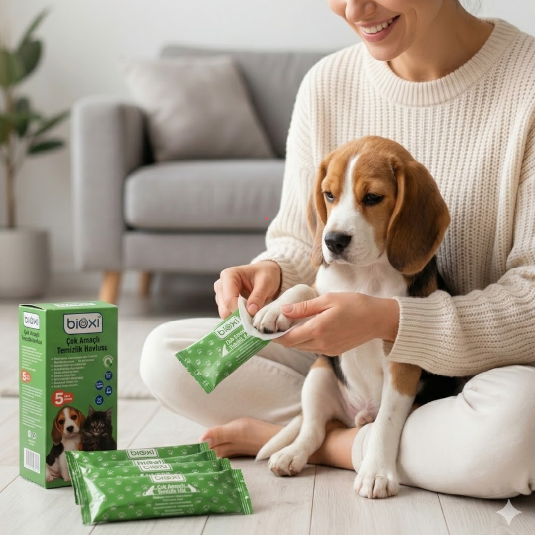 Bioxi® Animal Health Çok Amaçlı Temizlik Havlu 5'li