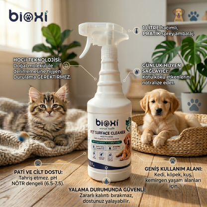 Bioxi HOCL Bazlı Patili Yüzey Temizleyici x 2adet