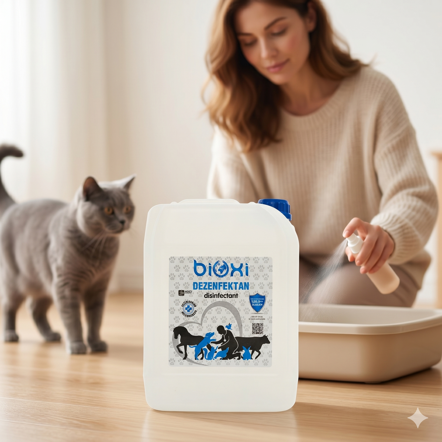 Bioxi® Animal Health Sprey  - Deri, Meme, Göz ve Kulak Bakım Ürünü
