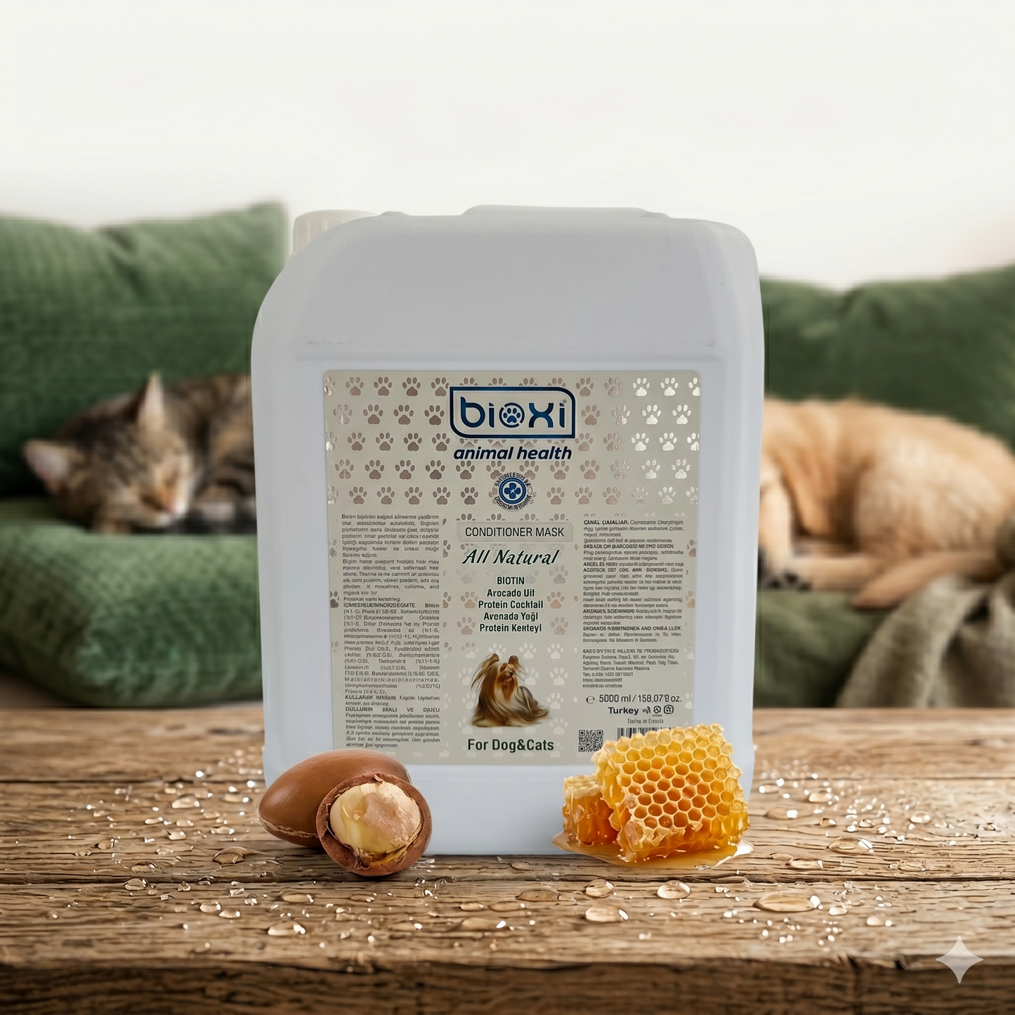 Bioxi® Animal Health Conditioner Mask  – Tüy ve Deri Bakım Maskesi Avocado & Protein Cocktail