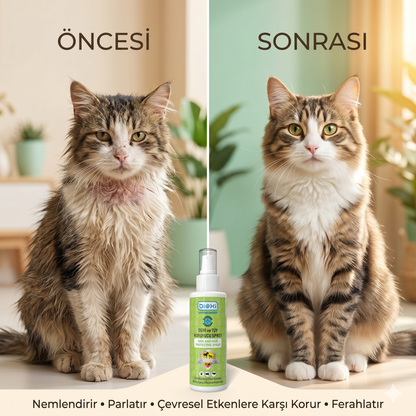 Bioxi® Deri ve Tüy Koruyucu Sprey 200 ml – Evcil Hayvanlar İçin Bakım ve Koruma