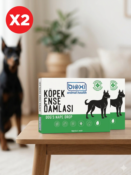Bioxi® Köpekler İçin Pire Kene Ve Dış Parazit Ense Uygulaması 5x1 ml Tüp x 2 kutu