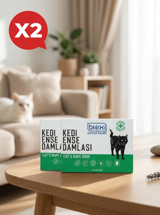 Bioxi® Kediler İçin Pire Kene Ve Dış Parazit Ense Uygulaması 5x1 ml tüp x 2 kutu