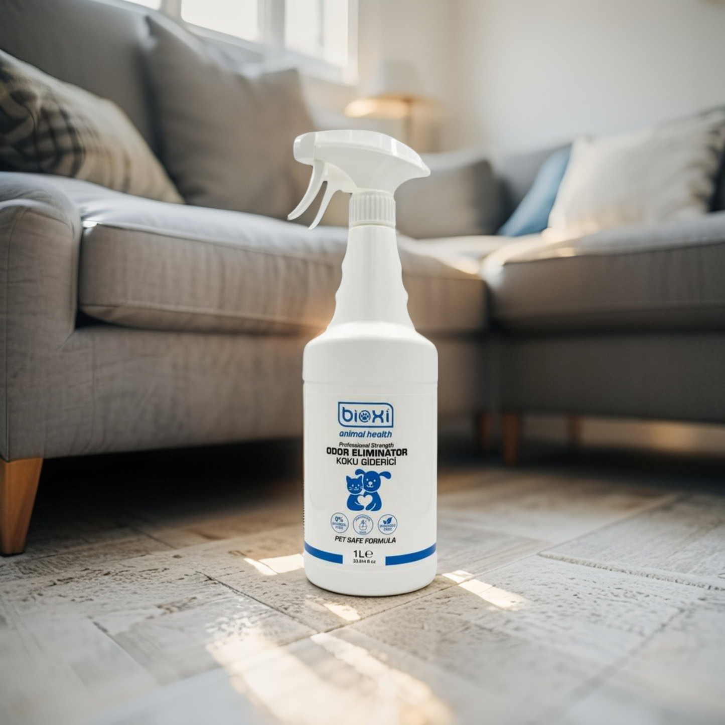 Bioxi® Evcil Hayvanlar için Odor Koku Giderici  - %100 Doğal ve Güvenli Kullanım