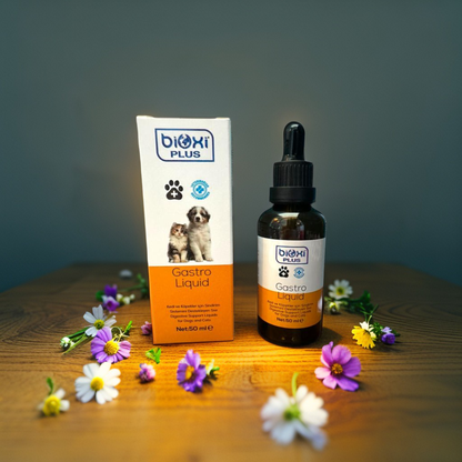 Bioxi® Plus Gastro Liquid 50 ml – Kediler ve Köpekler İçin Sindirim Destekleyici Takviye