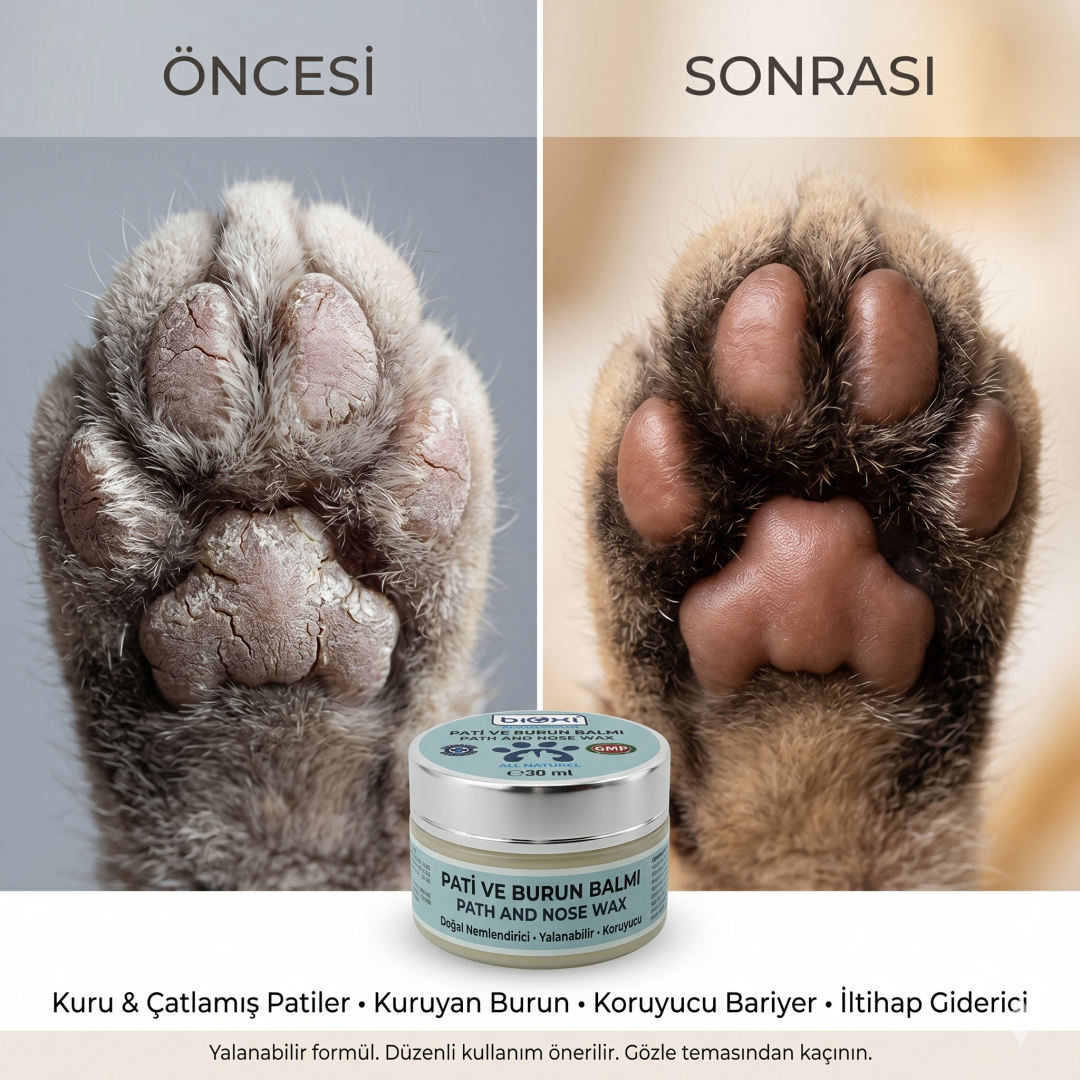 Bioxi® Pati ve Burun Balmı 30 ml- Evcil Hayvanlar İçin Besleyici ve Koruyucu Bakım Ürünü
