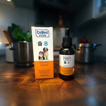 Bioxi® Plus Gastro Liquid 50 ml – Kediler ve Köpekler İçin Sindirim Destekleyici Takviye