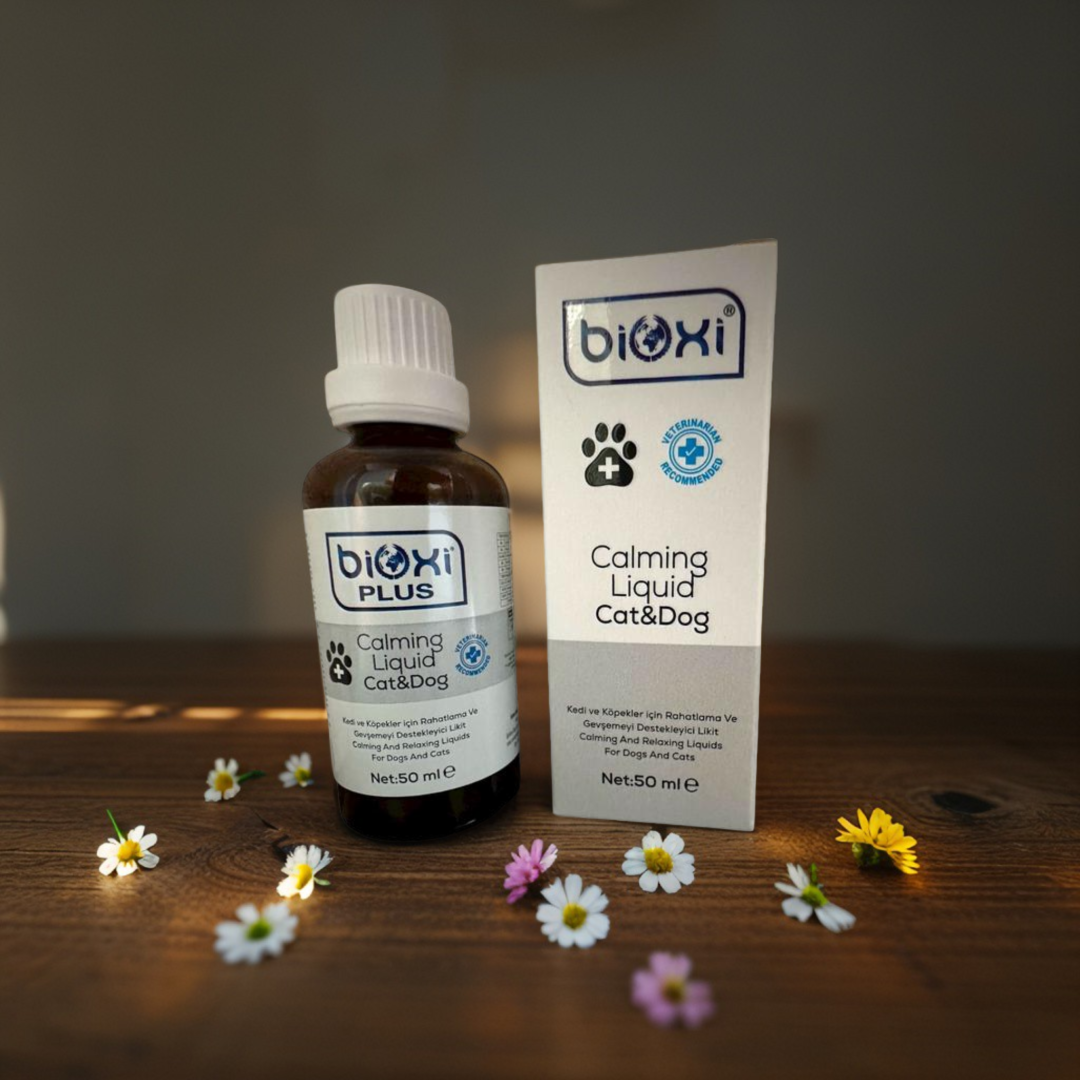 Bioxi® Plus Calming Liquid - Kedi ve Köpekler İçin Rahatlatıcı ve Sakinleştirici Destek