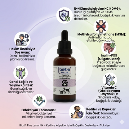 Bioxi® Plus Lenantik - Kedi Ve Köpekler İçin Bağışıklık Destekleyici Takviye