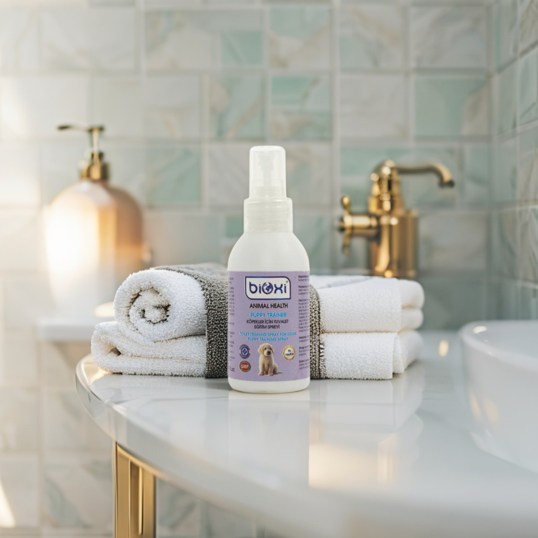 Bioxi® Puppy Trainer Tuvalet Eğitim Spreyi 100 ML - Köpekler İçin Etkili ve Güvenli Eğitim Çözümü