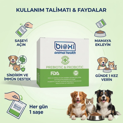 Bioxi® Plus Prebiotic & Probiotic – Sindirim ve Bağırsak Sağlığı Destekleyici Takviye