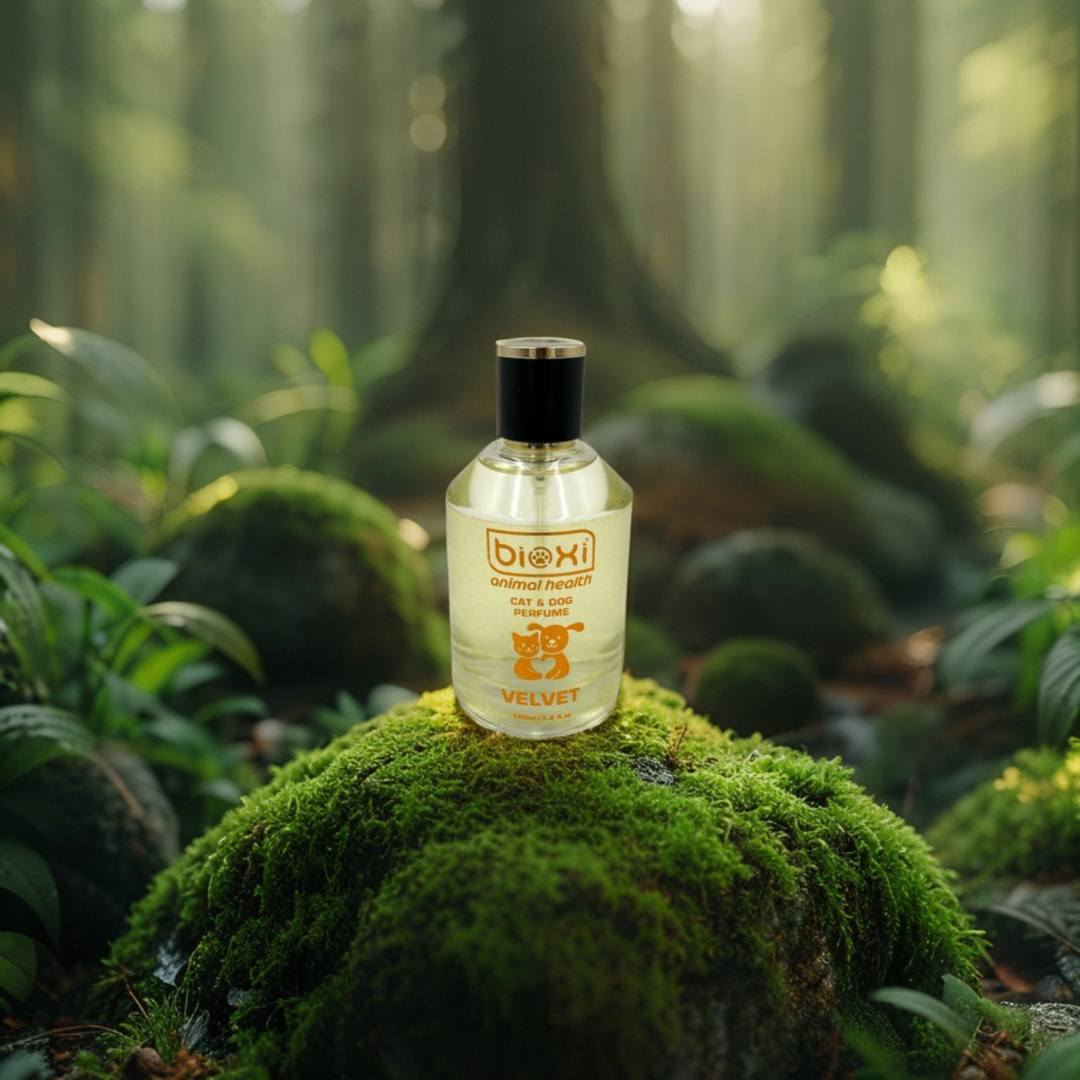 Bioxi® Cat & Dog Parfümü Velvet Kokusu - Özel Esans Formüllü 100 ml