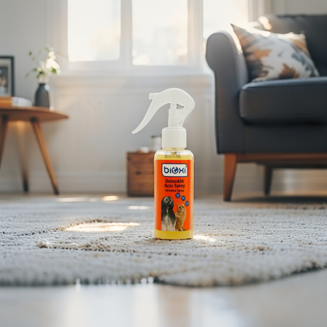 Bioxi® Dolaşıklık Açıcı Sprey 100 ML - Kedi ve Köpek Tüy Bakım Ürünü