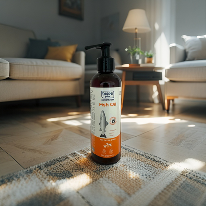 Bioxi® Plus Fish Oil 200 ml – Kedi ve Köpekler İçin Omega 3 Takviyesi
