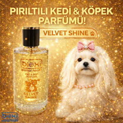Bioxi® Cat & Dog Parfümü Velvet Shine Kokusu - Özel Esans Formüllü 100 ml