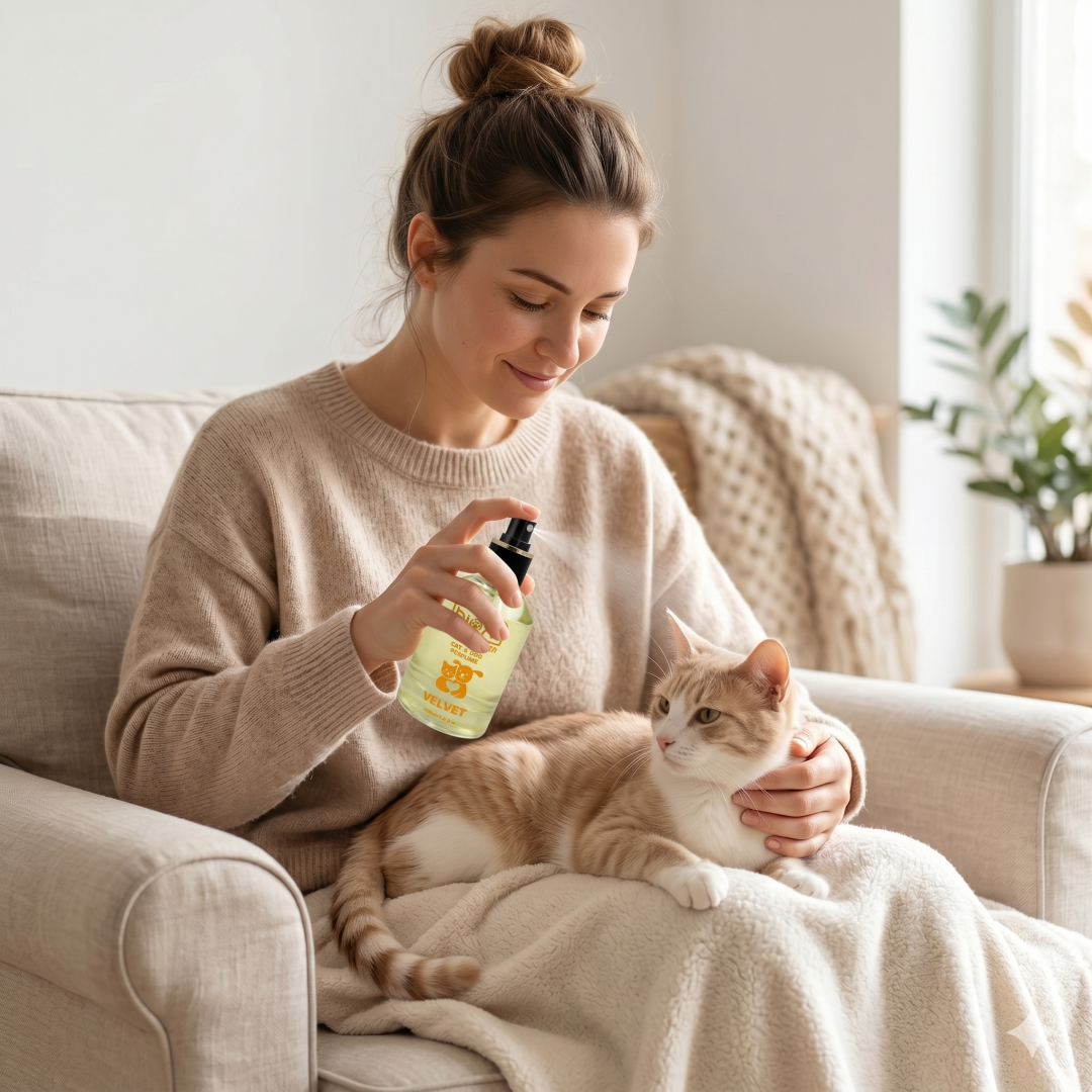 Bioxi® Cat & Dog Parfümü Velvet Kokusu - Özel Esans Formüllü 100 ml
