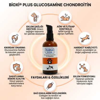 Bioxi® Plus Glucosamine Chondroitin Kedi Ve Köpekler İçin Eklem Sağlığı Takviyesi