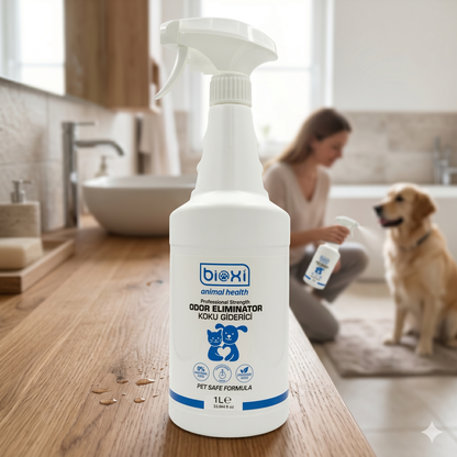Bioxi® Evcil Hayvanlar için Odor Koku Giderici  - %100 Doğal ve Güvenli Kullanım