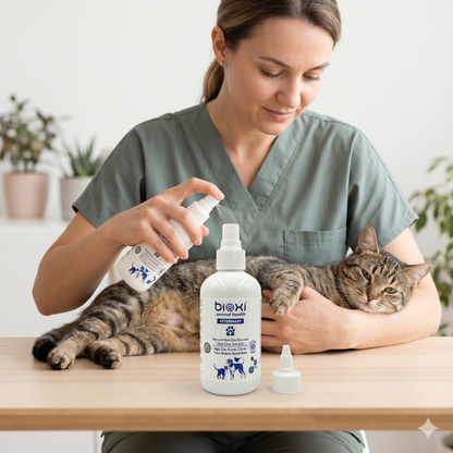 Bioxi® Animal Health Sprey  - Deri, Meme, Göz ve Kulak Bakım Ürünü