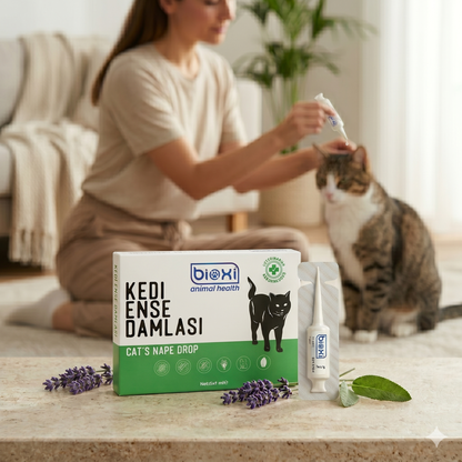 Bioxi® Kedi Pire Kene Ve Dış Parazit Ense Uygulaması 5x1 ml 5 tüp