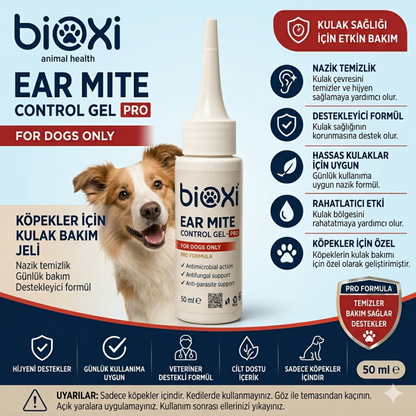 Ear Mite Köpek Kulak Uyuzu jeli