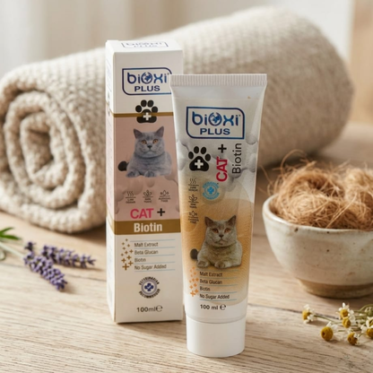 Bioxi® Plus Biotin Malt - Kediler İçin Deri ve Kürk Sağlığı Takviyesi Malt