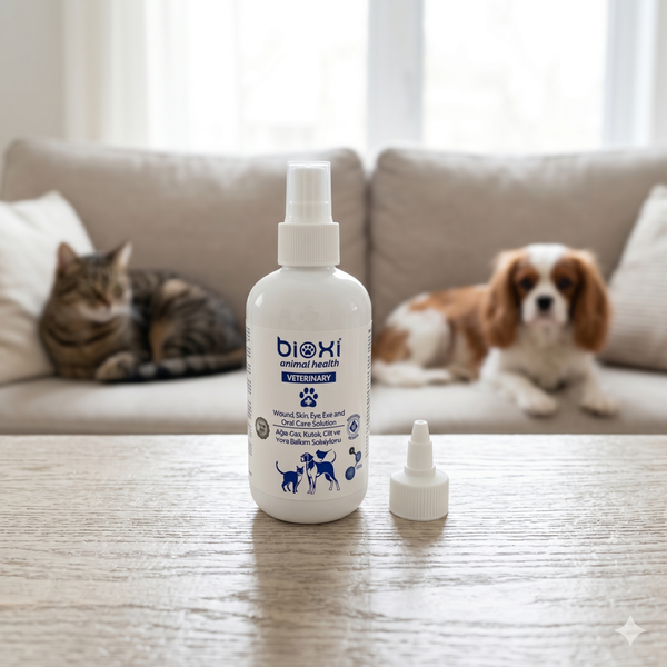 Bioxi® Animal Health Sprey  - Deri, Meme, Göz ve Kulak Bakım Ürünü