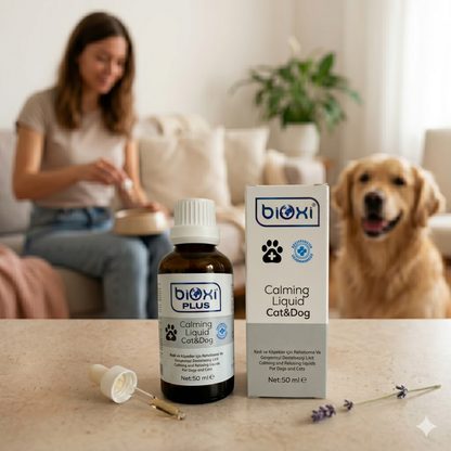 Bioxi® Plus Calming Liquid - Kedi ve Köpekler İçin Rahatlatıcı ve Sakinleştirici Destek