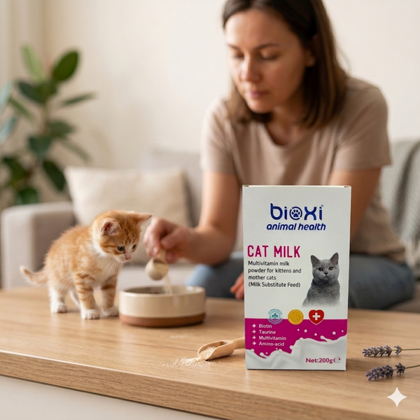 Bioxi® Plus Babycat Milk - Yavru Kediler İçin Doğumdan Sütten Kesilmeye Kadar Olan Dönemde Tamamlayıcı Yem