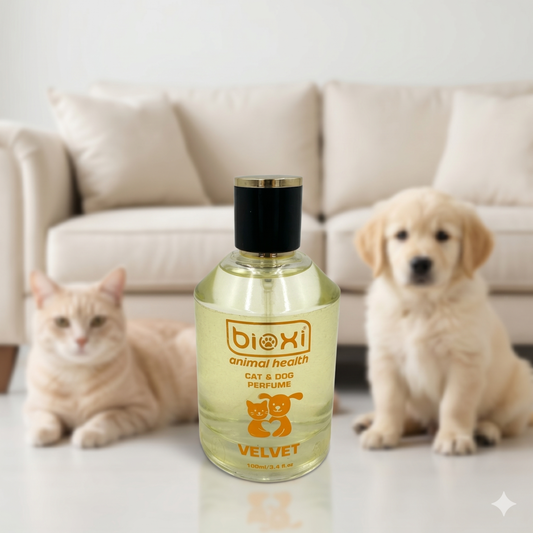 Bioxi® Cat & Dog Parfümü Velvet Kokusu - Özel Esans Formüllü 100 ml