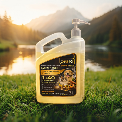 Deep Clean Yogun Kirli ve Yağlı Tüyler İçin Şampuan,3lt,Pet Kuaförlerine Özel